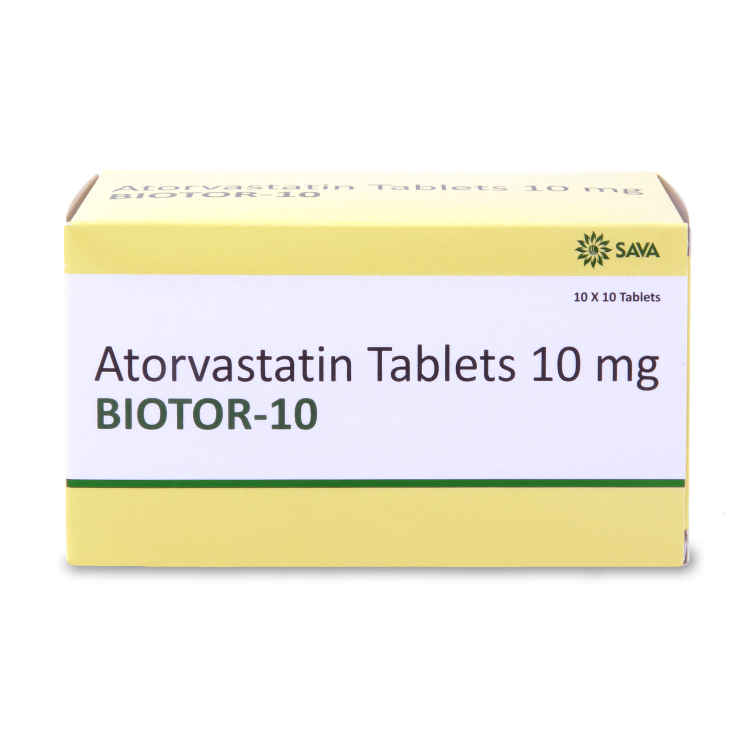Biotor-10 Tablets 10mg 10x10's (Alu-Alu blister) (atorvastatin 10mg) (P1S1S3)